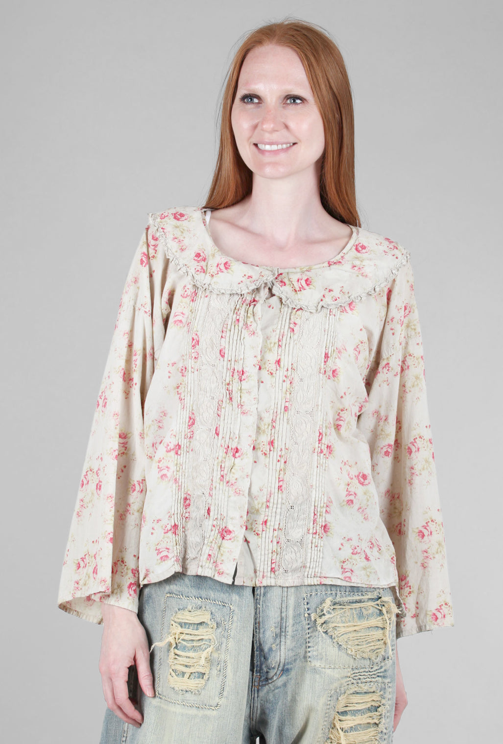 Magnolia Pearl Ana Lucia Layering Blouse, Cottage One Size 