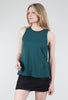 Smartwool Active Mesh High-Neck Tank, Emerald Heather 