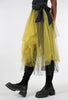Luukaa Tulle Layer Skirt, Black/Pistachio 