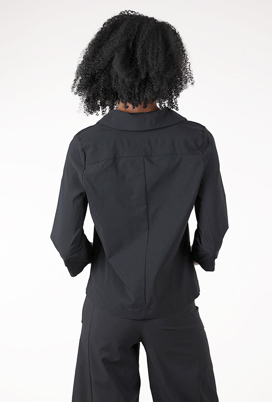 Porto Seto Shirt Jacket, Black 