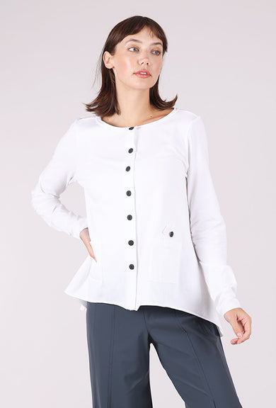 Pluslavie A Jardigan, White 