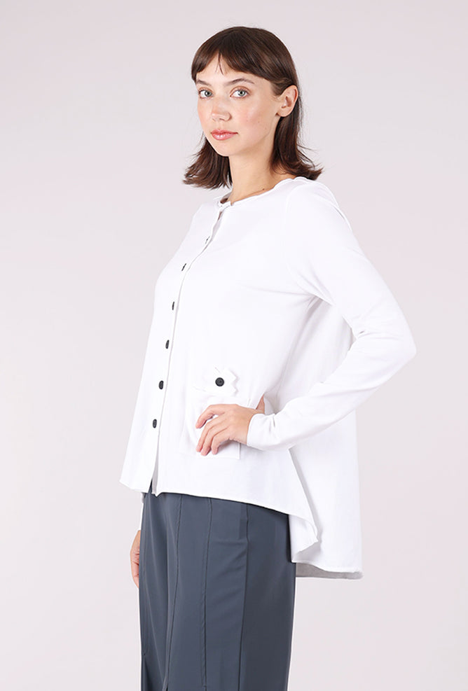Pluslavie A Jardigan, White
