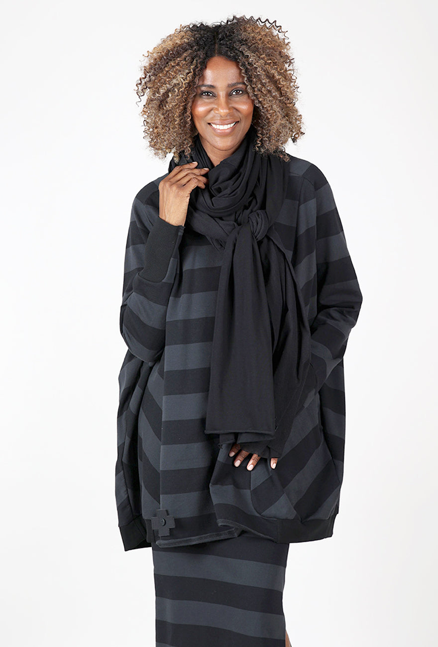 Mesh Scarf, Black