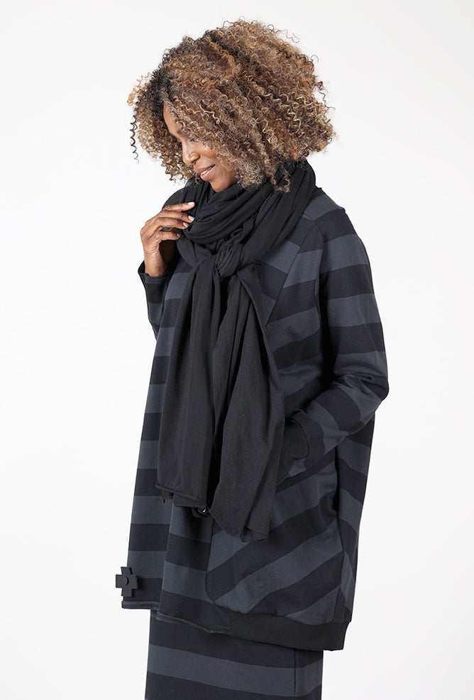 Pluslavie Mesh Scarf, Black 