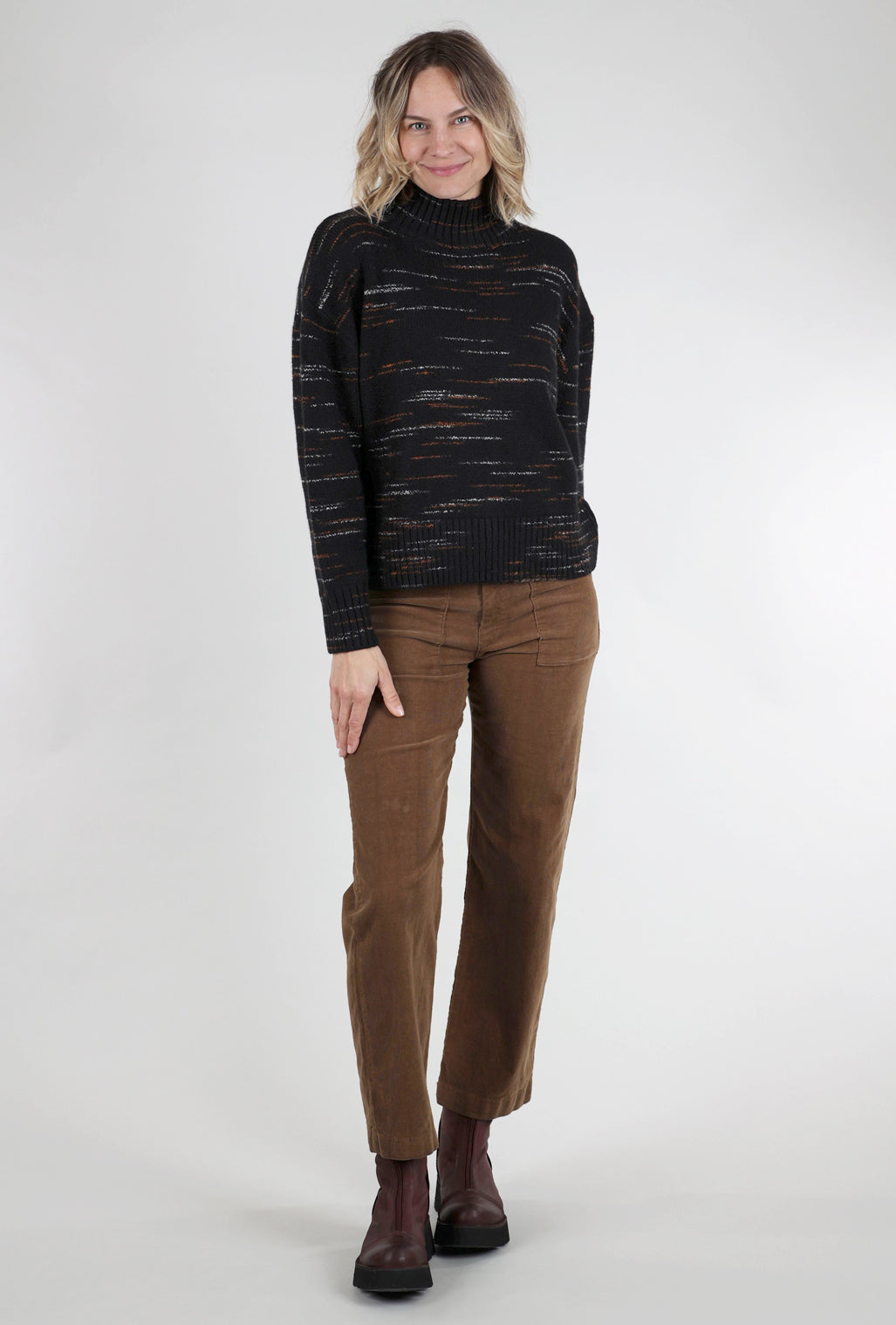 Margaret O'Leary Patisserie Pullover, Licorice 