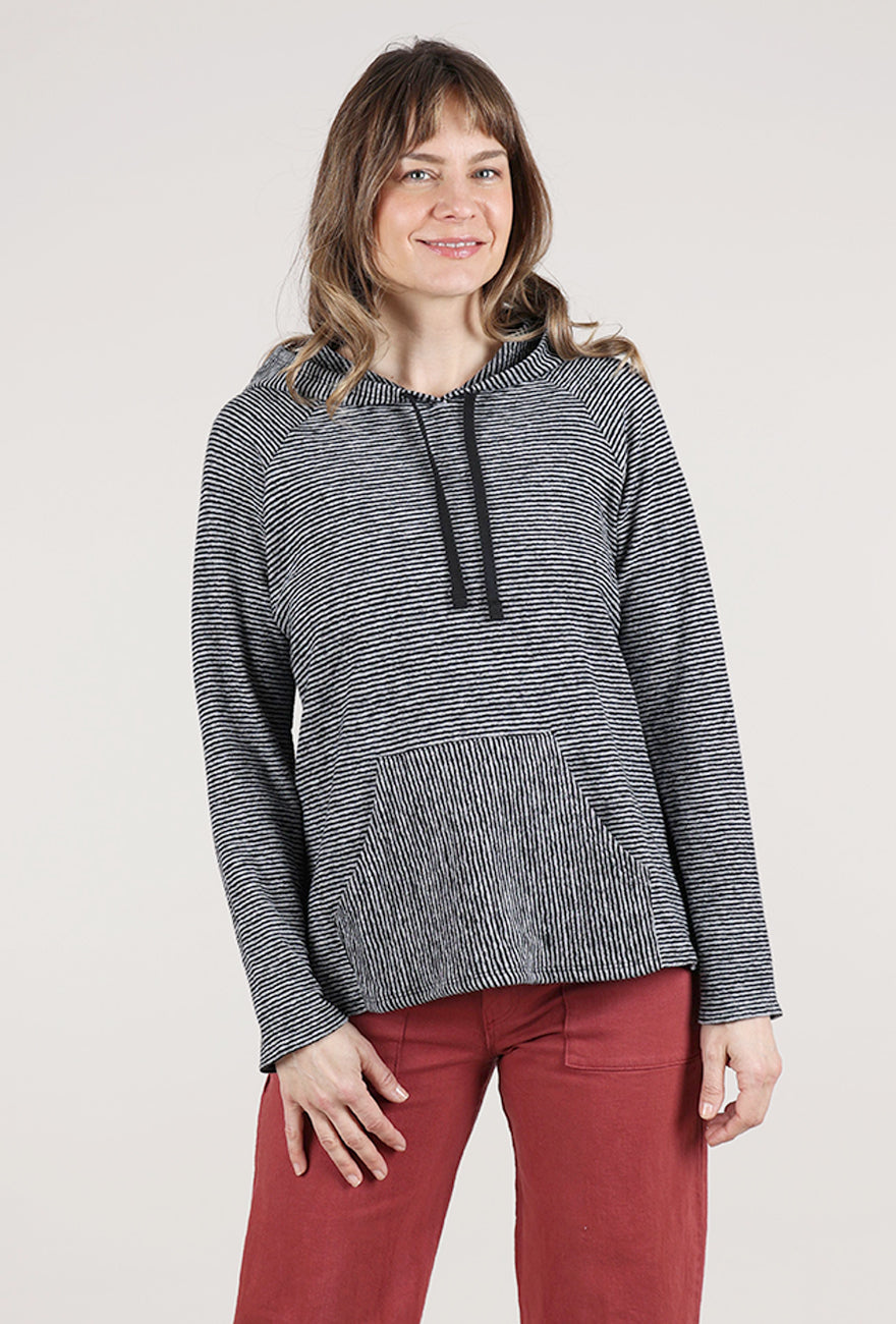 Habitat Pasadena Stripe Sunrise Pullover, Black/White 