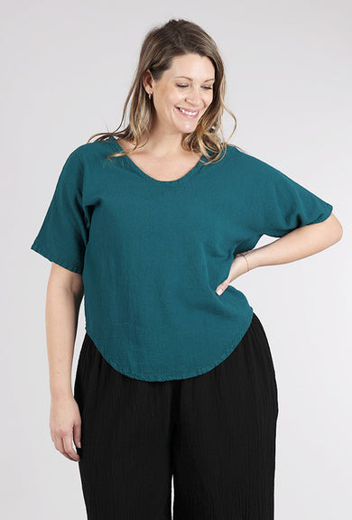 Oh My Gauze Tess Top, Pine 