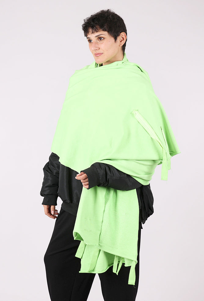 Pluslavie Sweat Scarf, Pistachio 