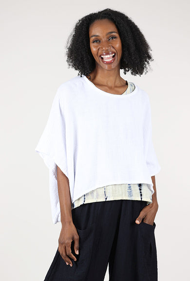 Oh My Gauze Havana Top, Snow 