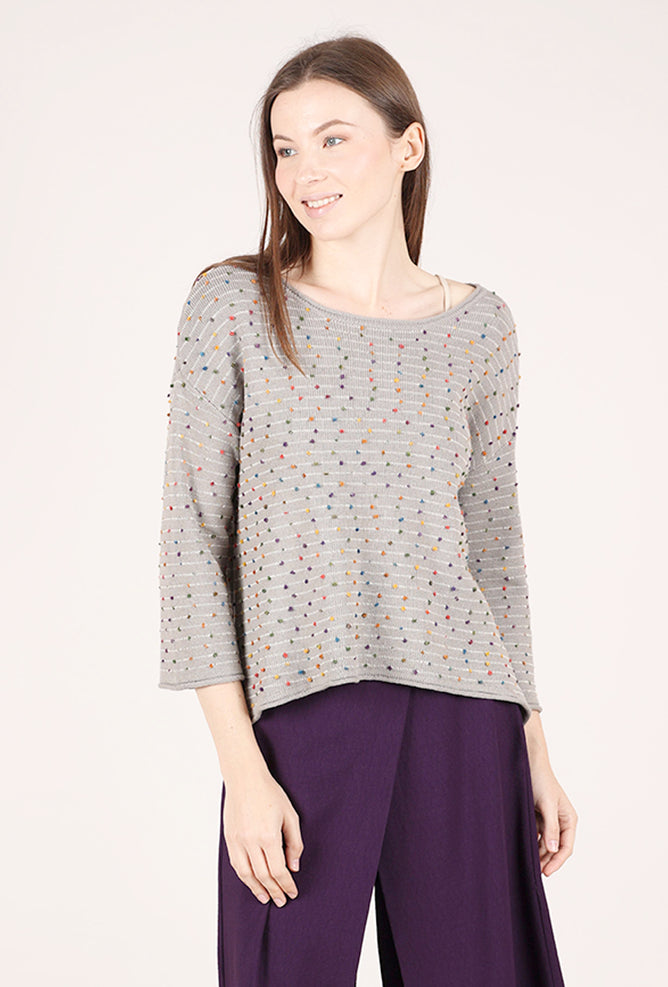 Olivia by Habitat Mini Dot City Lights Pullover, Rockridge 