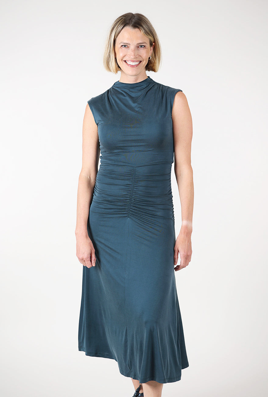 Ritessa Gathered Dress, Paonea
