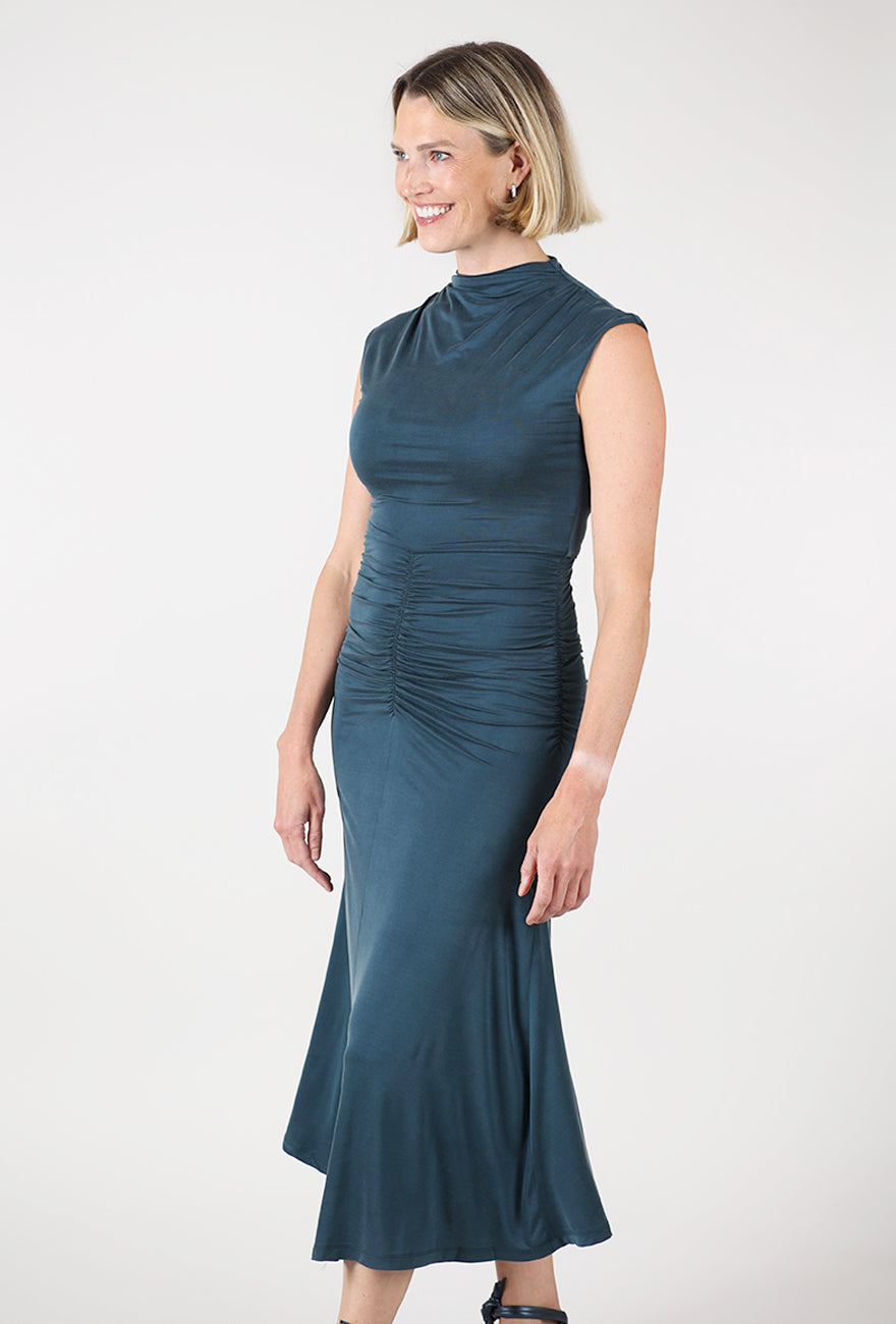 Ritessa Gathered Dress, Paonea