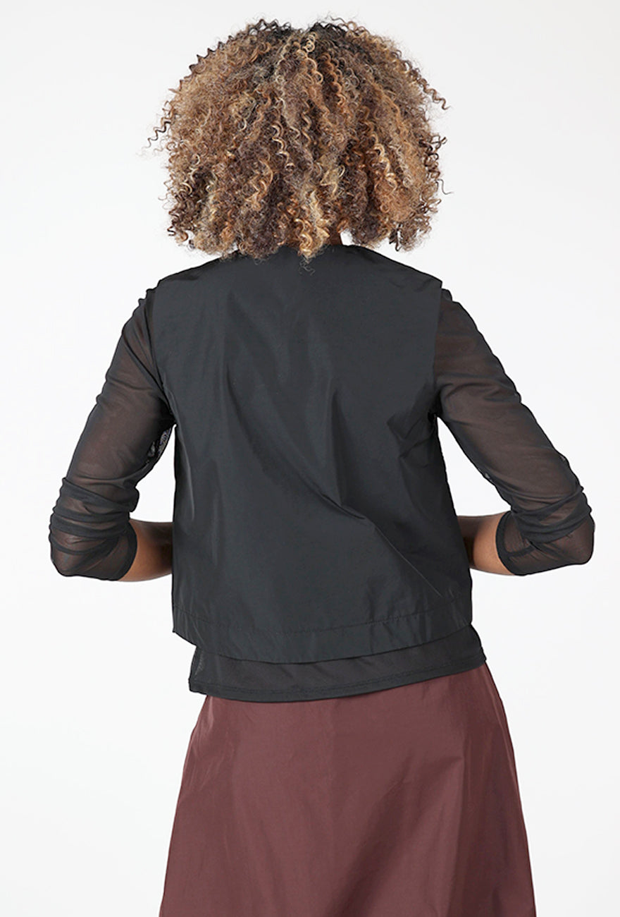 Ozai Wine Block Vest, Black 