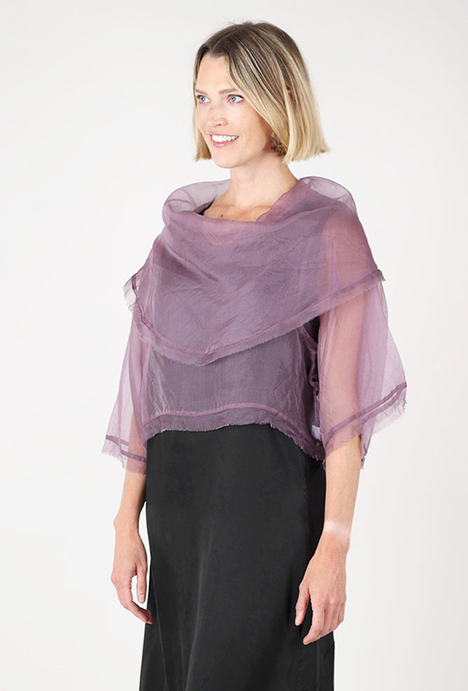 Organza Jackie O, Amethyst Angle 2