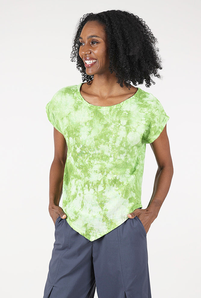 Oh My Gauze Grace Top, Kiwi Wash 