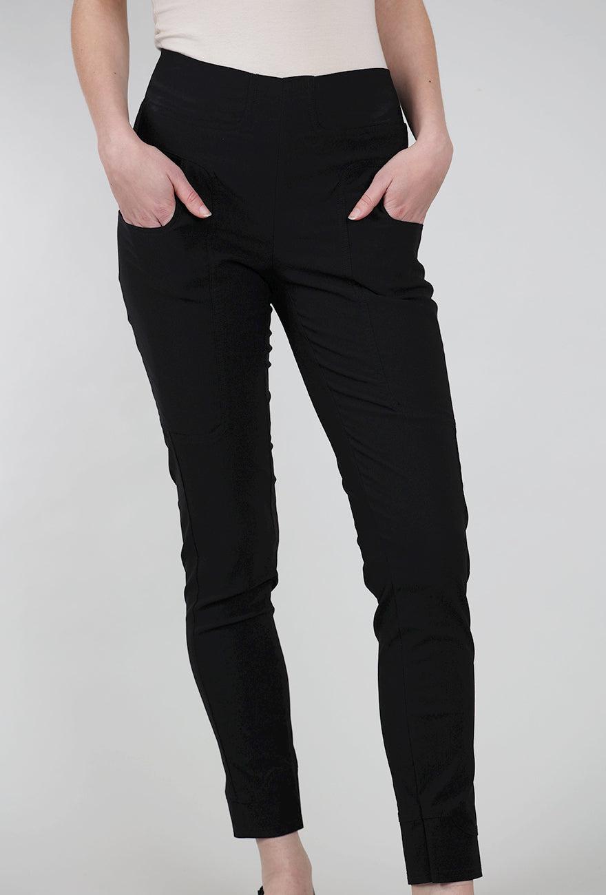 Rundholz Twill Tech Slim Trouser, Black 