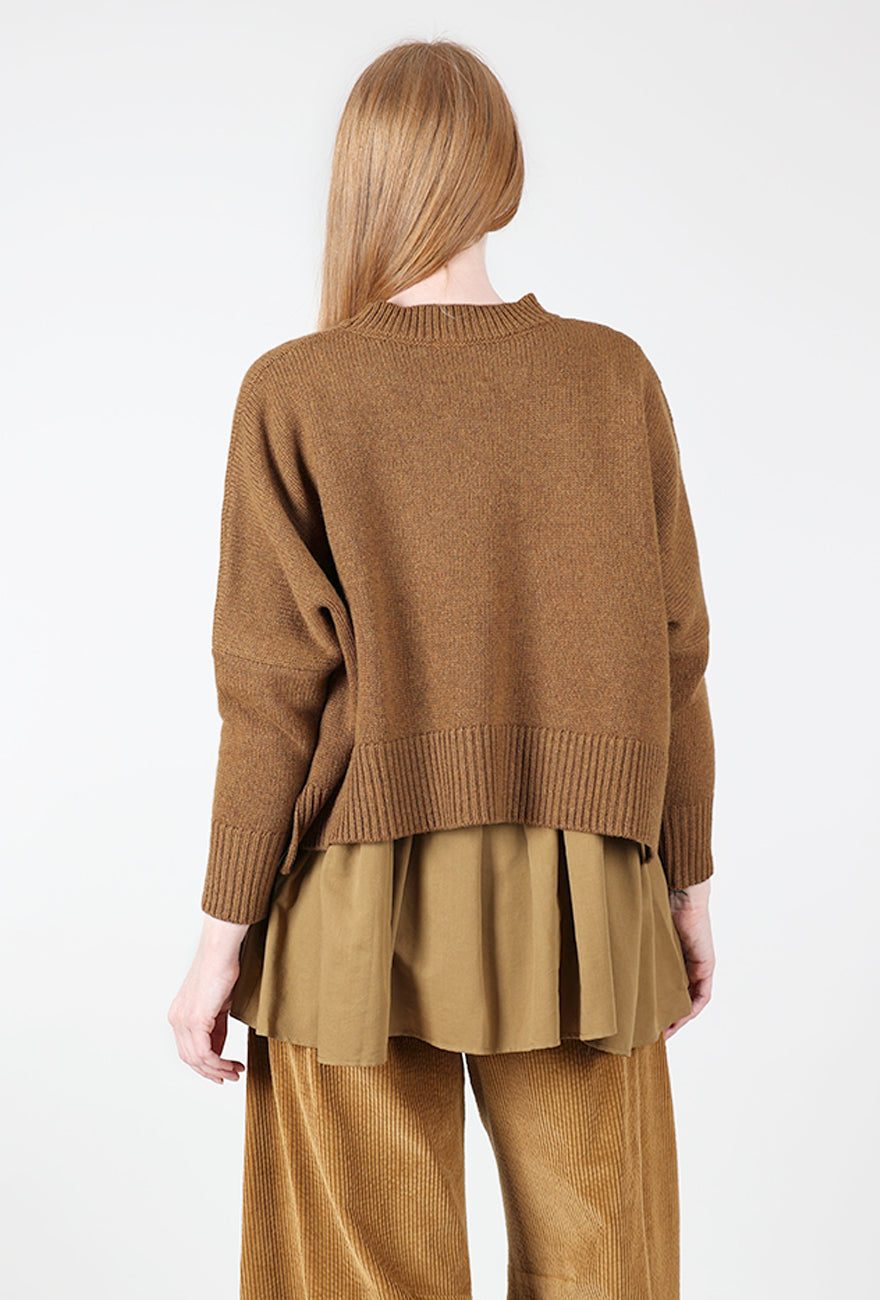Ophelie Layered Sweater, Ambra