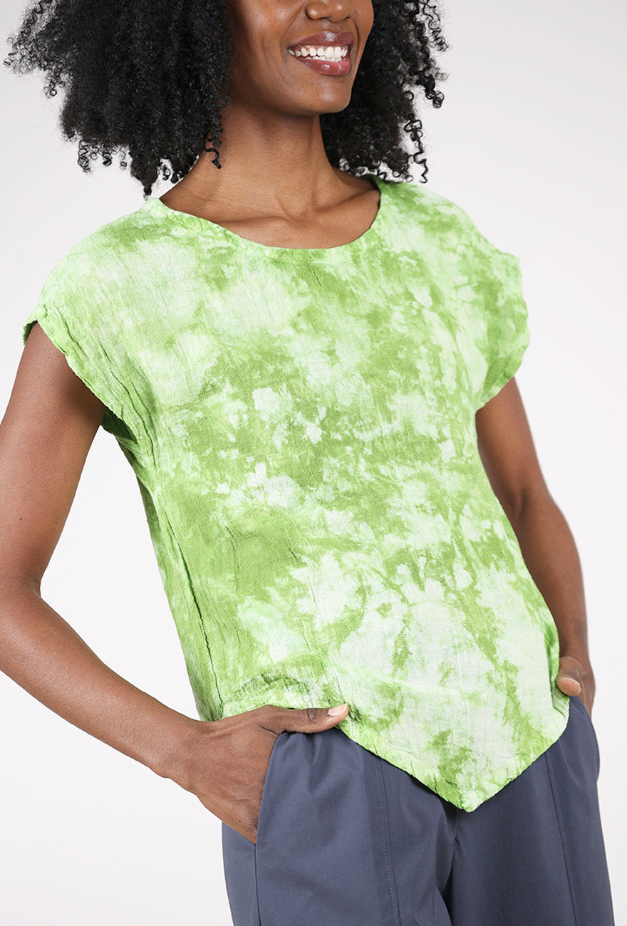Oh My Gauze Grace Top, Kiwi Wash 