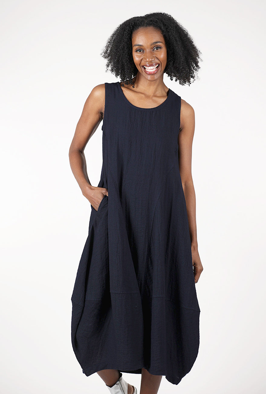 Eleven Stitch Princess Dress, Indigo 