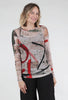 Ozai Graffiti Mesh Tee, Red 