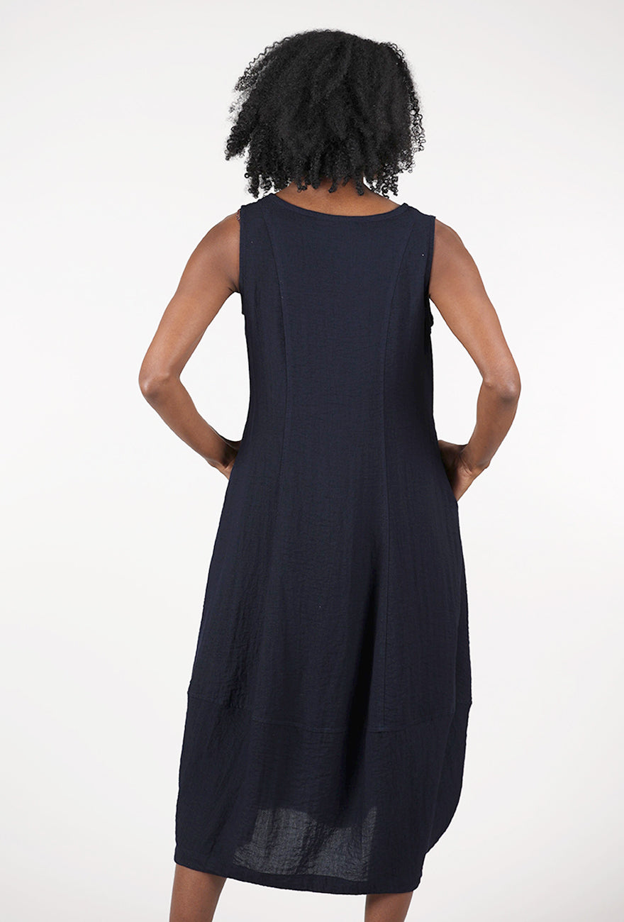 Eleven Stitch Princess Dress, Indigo 