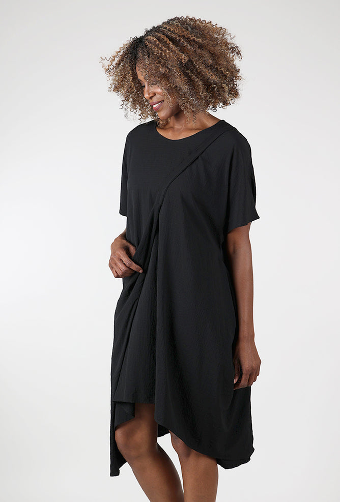 Riva Origami Tunic, Black Angle 2