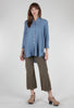 Cut Loose Linen Combo Easy Shirt, Tidal 