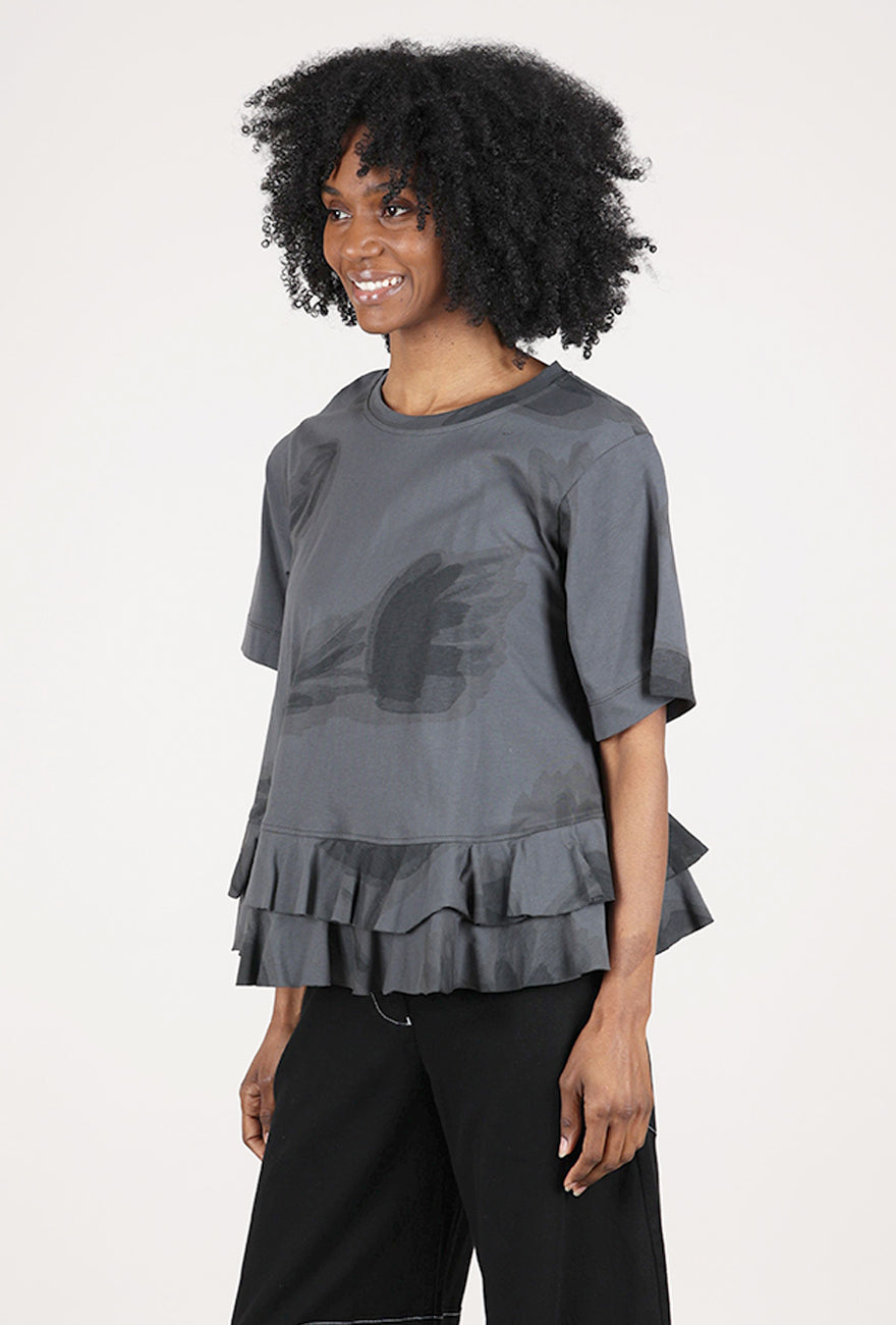 Alembika Fogflower Tee, Gray 