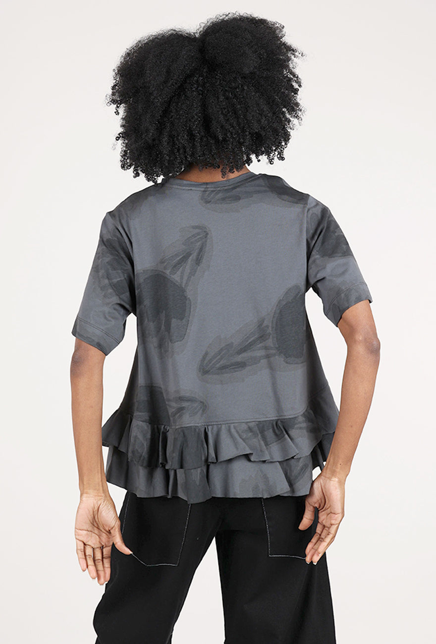 Alembika Fogflower Tee, Gray 