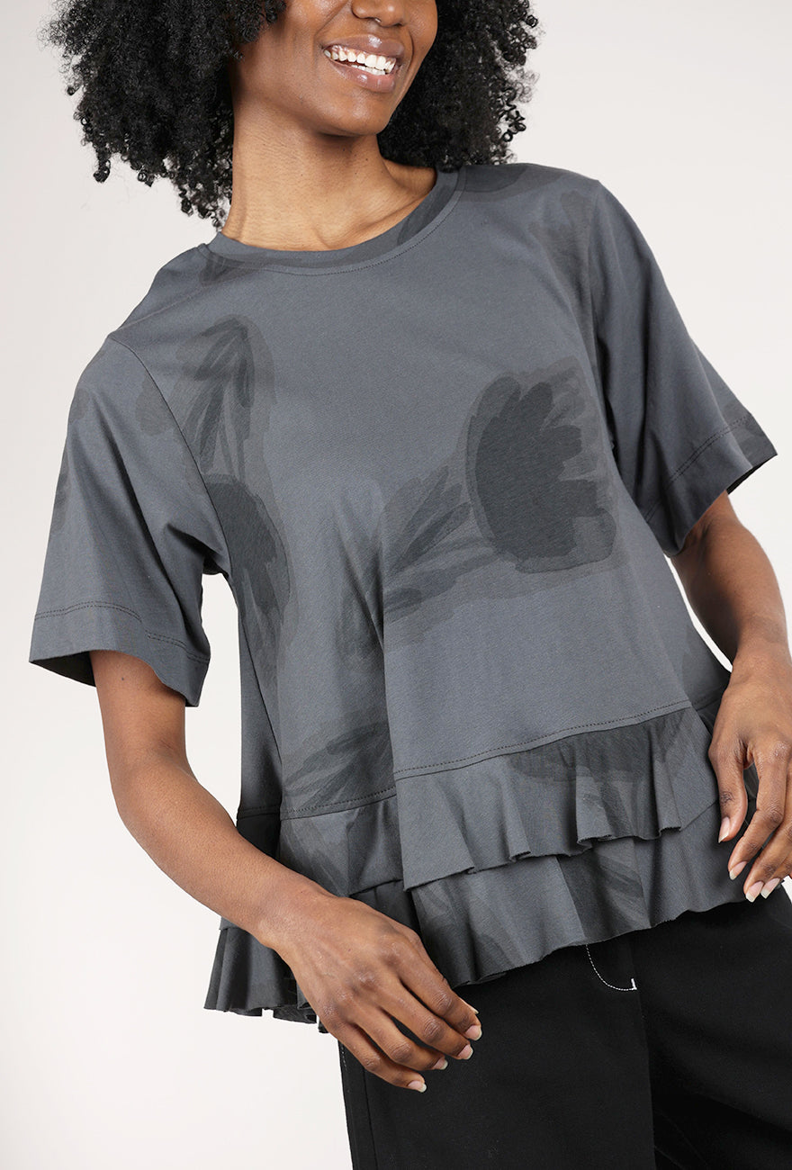 Alembika Fogflower Tee, Gray 