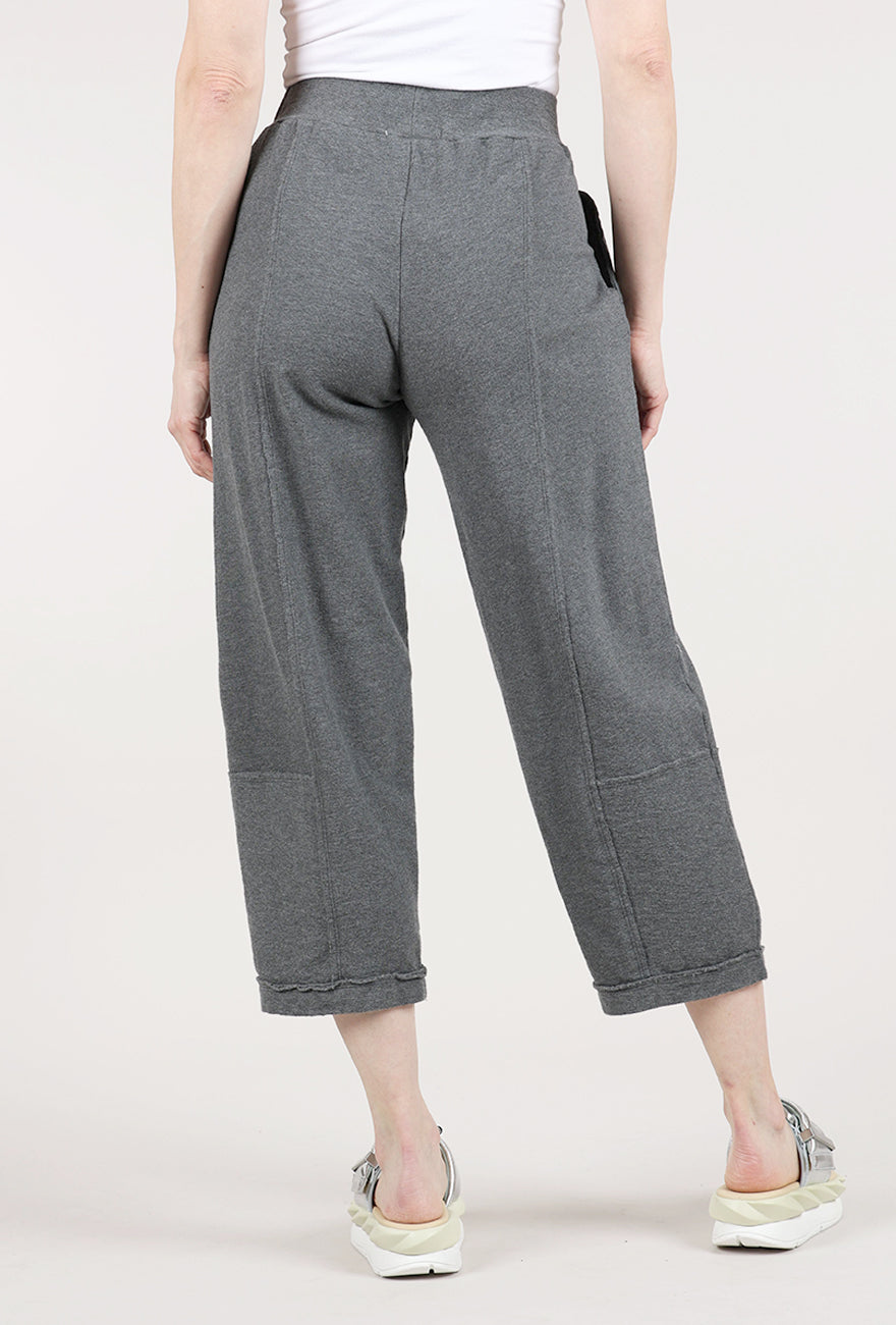 Mododoc Relaxed Lantern Sweatpants, Heathered Ebony 
