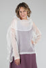 Planet Organza Cowl Neck, Ivory 
