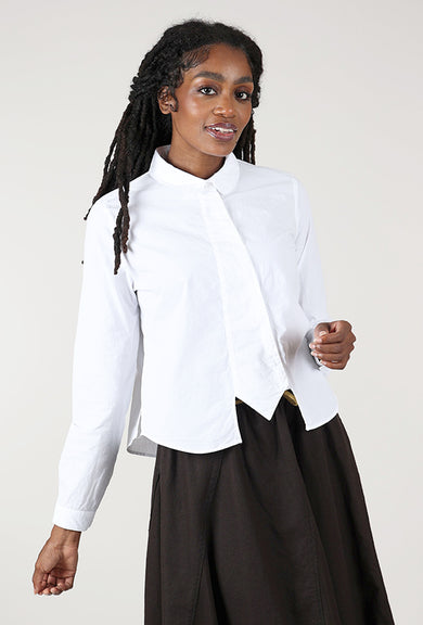 Lurdes Bergada Faux Tie Shirt, White 