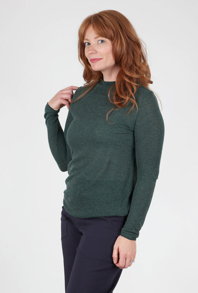 Knit Knit Finely Ribbed Knit Mockneck, Verrone 