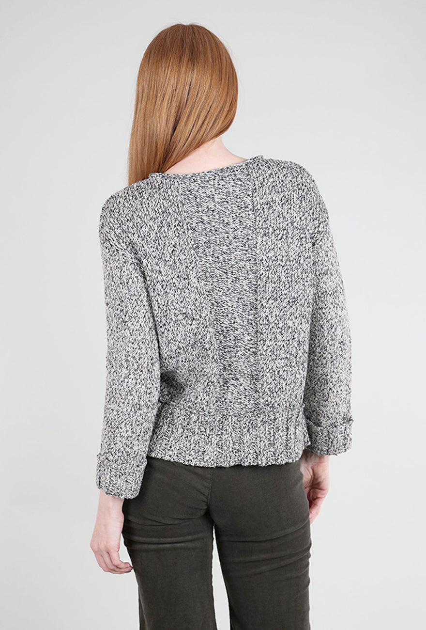 Habitat Space Dyed Speckle Pullover, Iron 