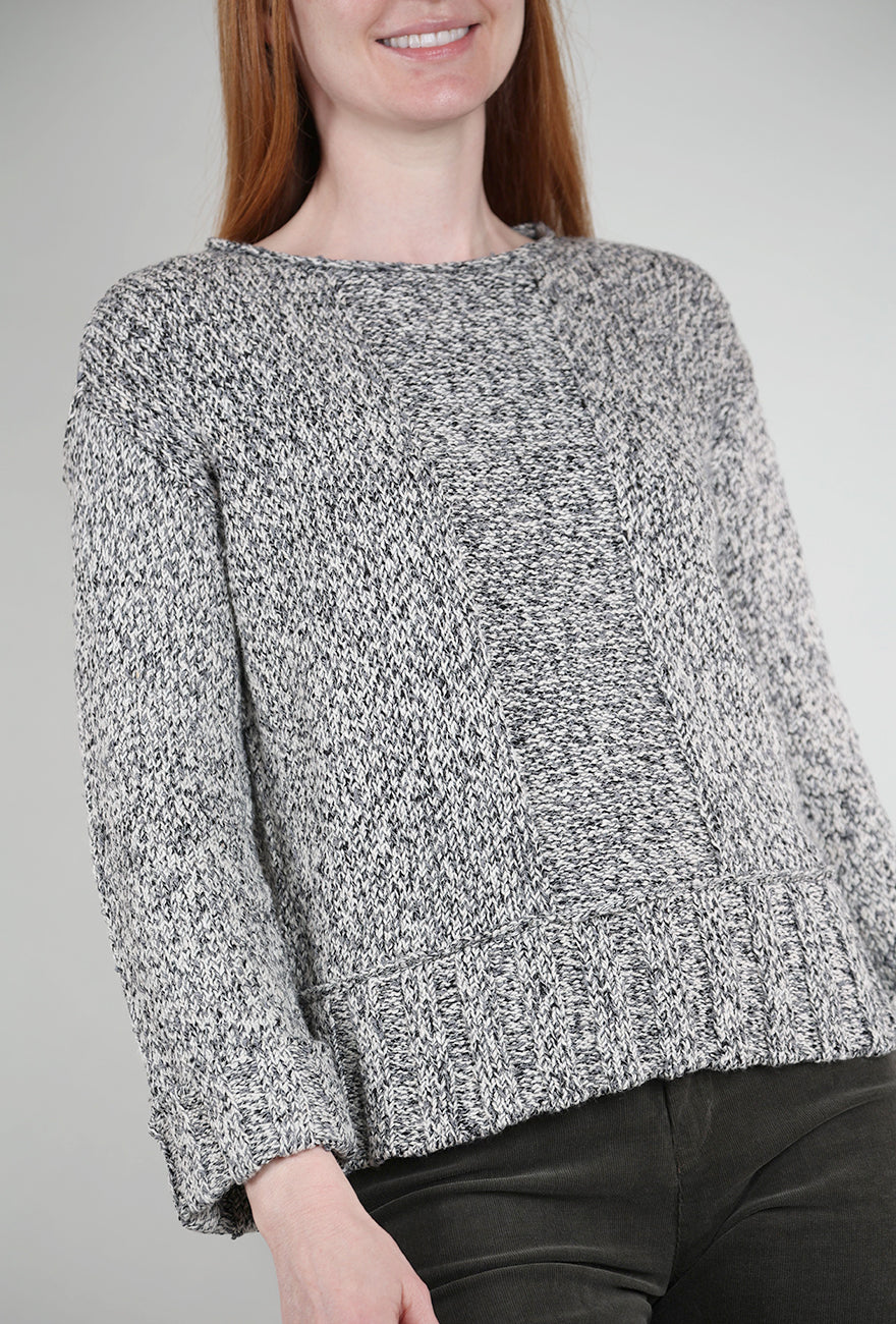 Habitat Space Dyed Speckle Pullover, Iron 