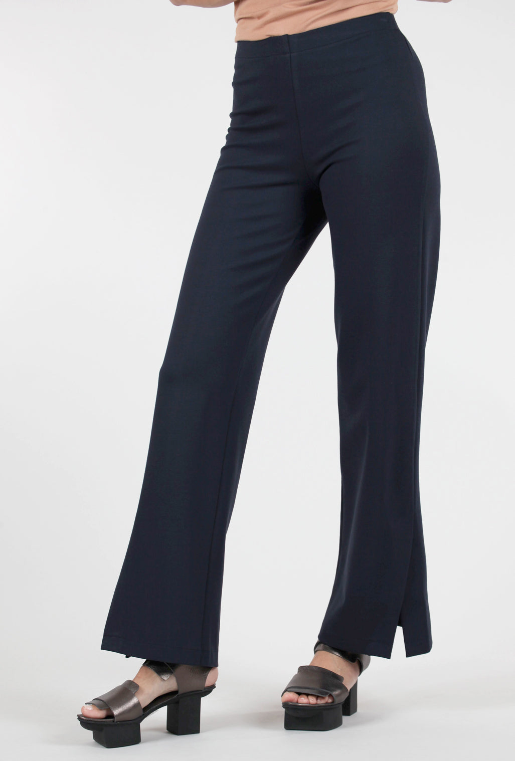 Planet Side Slit Pant, Midnight Navy 