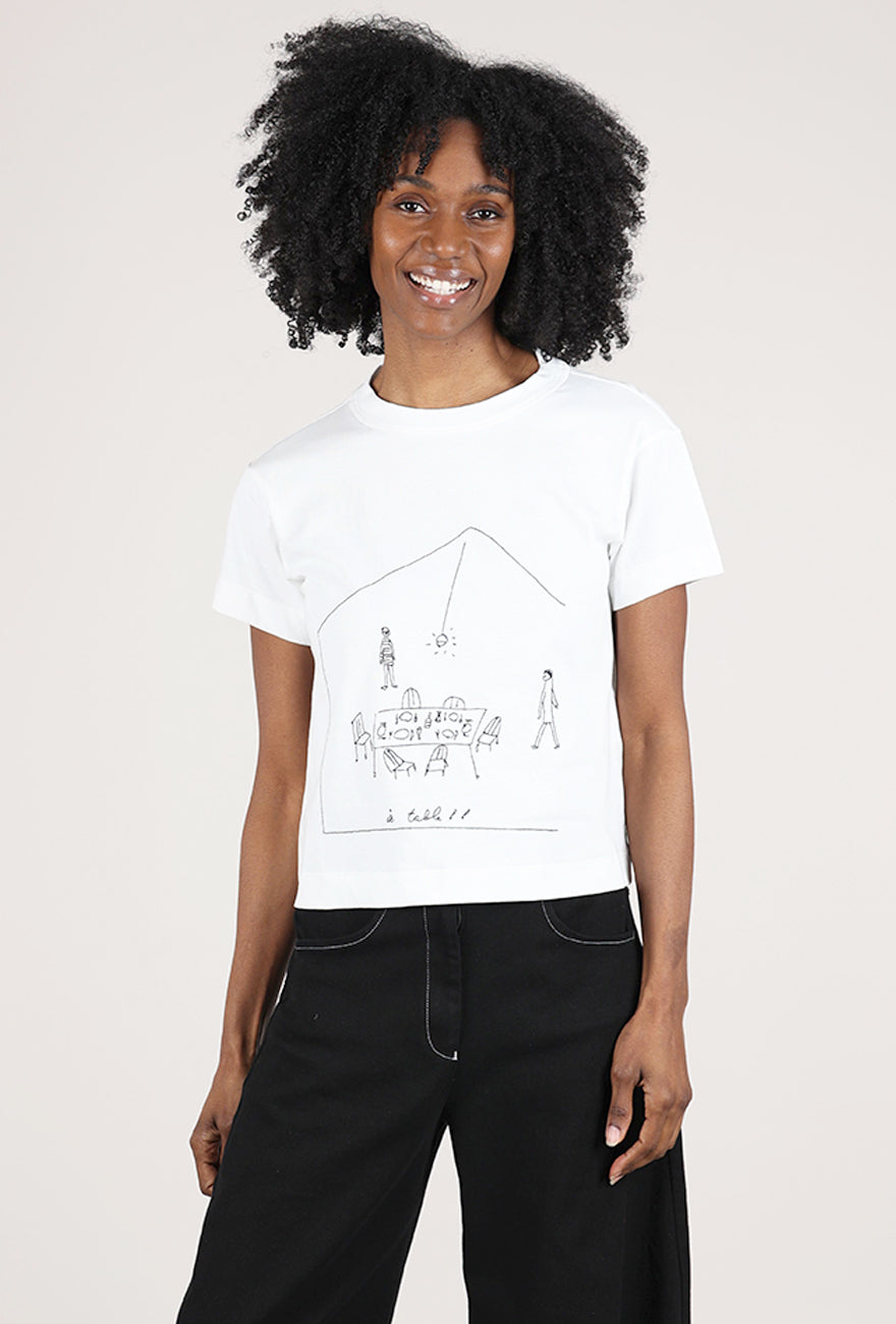 Yoshi Kondo Life Top, Off White 