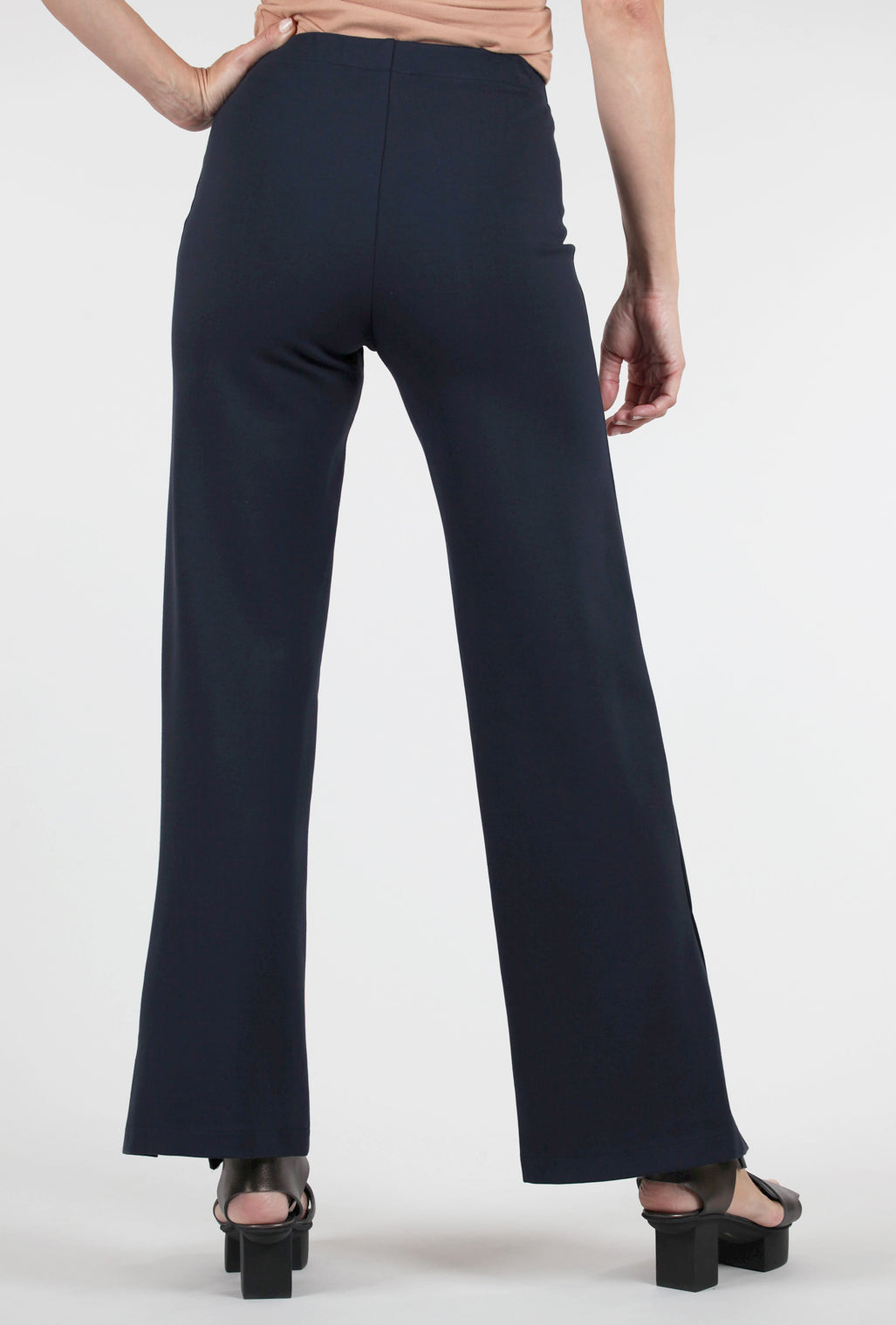 Planet Side Slit Pant, Midnight Navy 