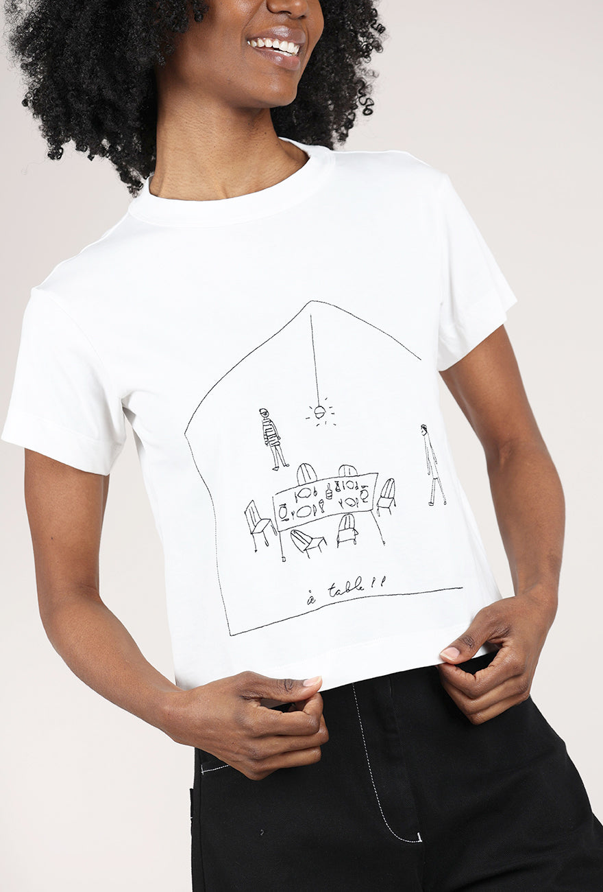Yoshi Kondo Life Top, Off White 