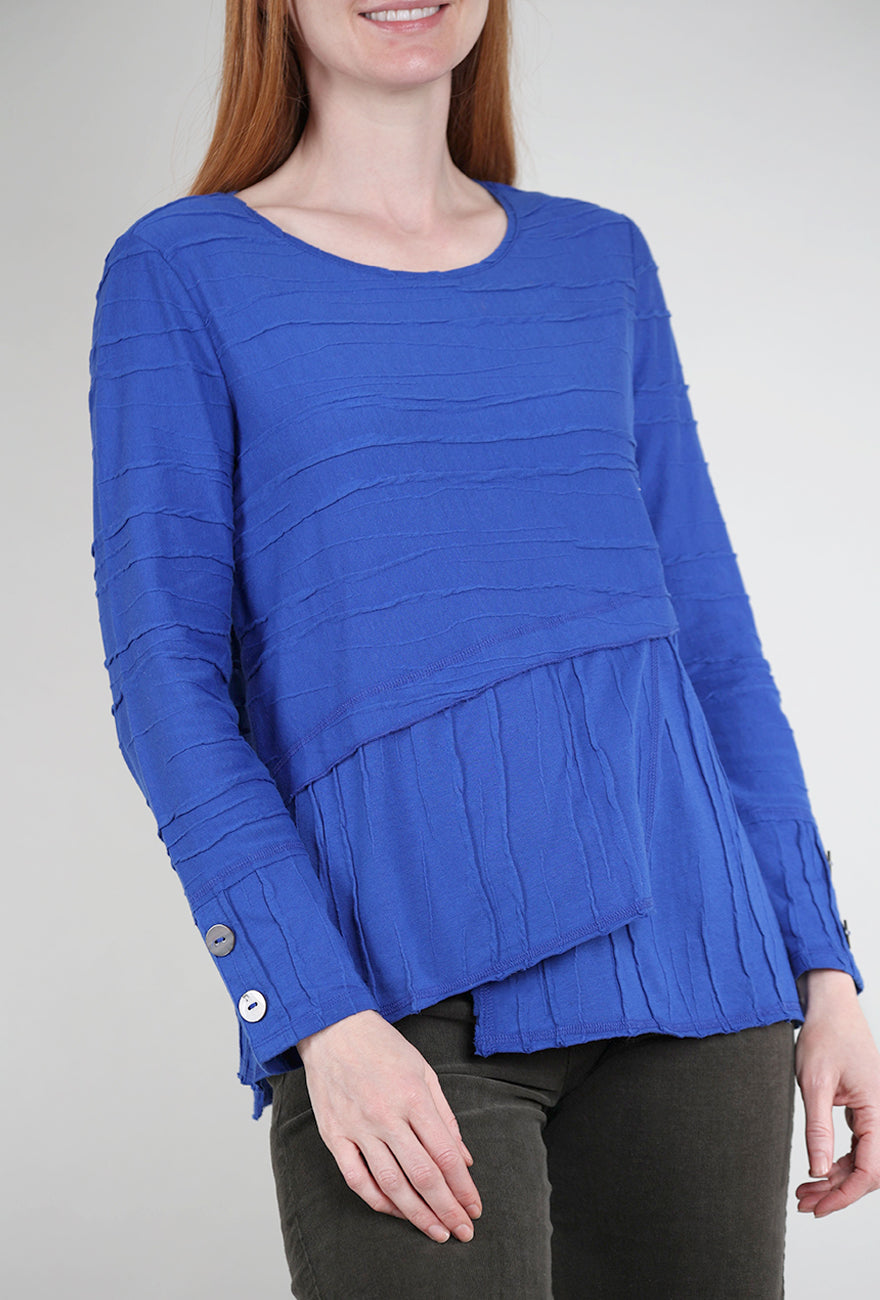 Habitat Steady Stream Overlay Tunic, Sapphire 