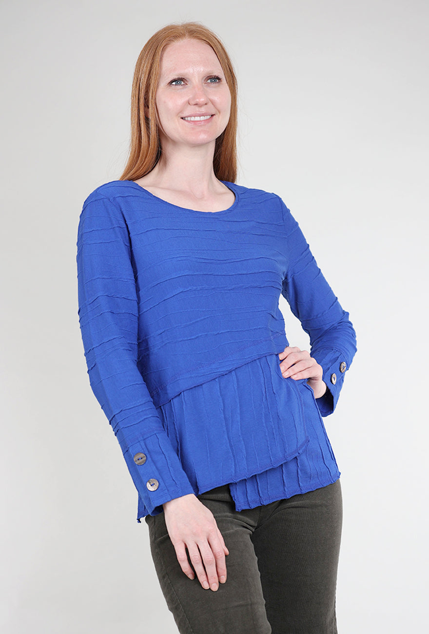 Habitat Steady Stream Overlay Tunic, Sapphire 