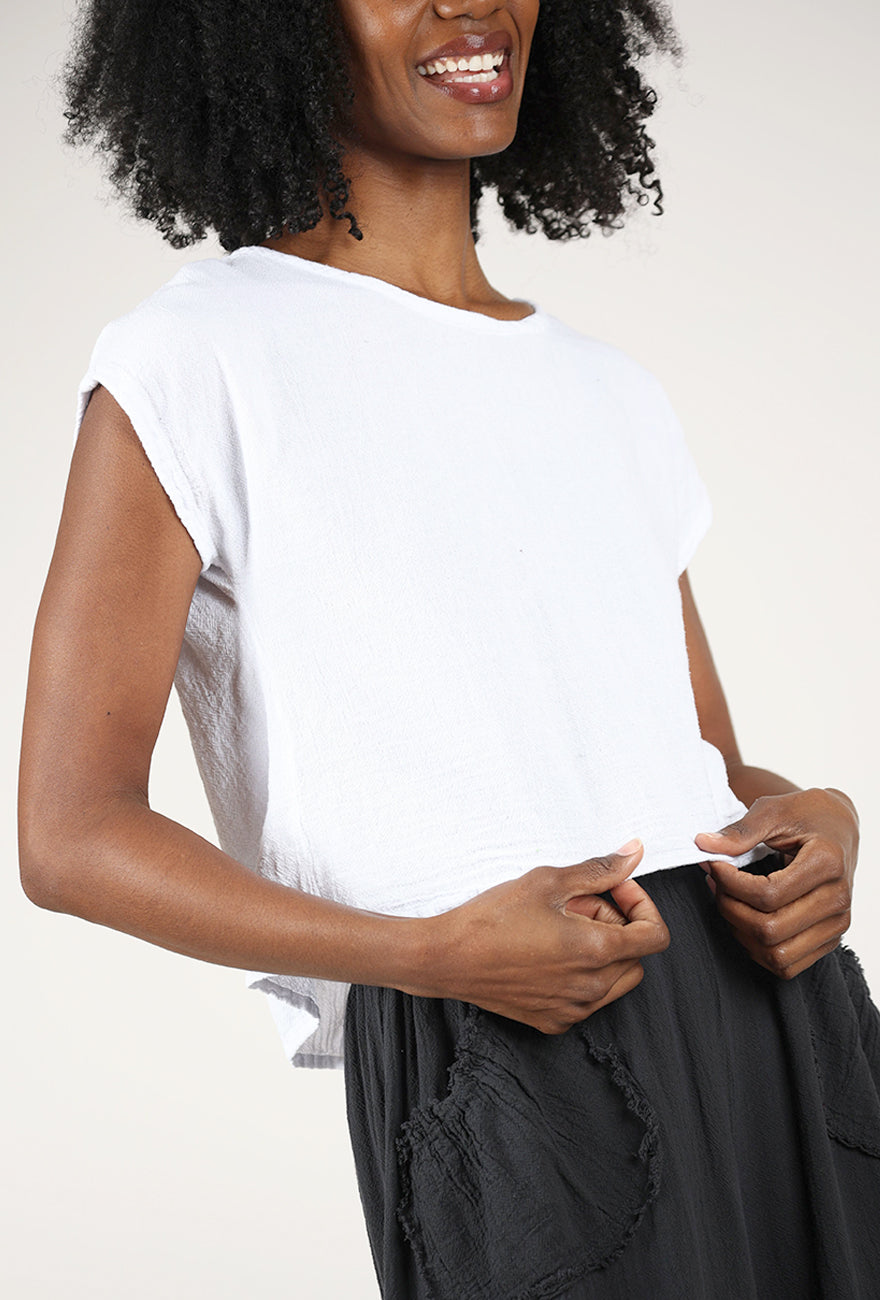 Oh My Gauze Olga Top, Snow 
