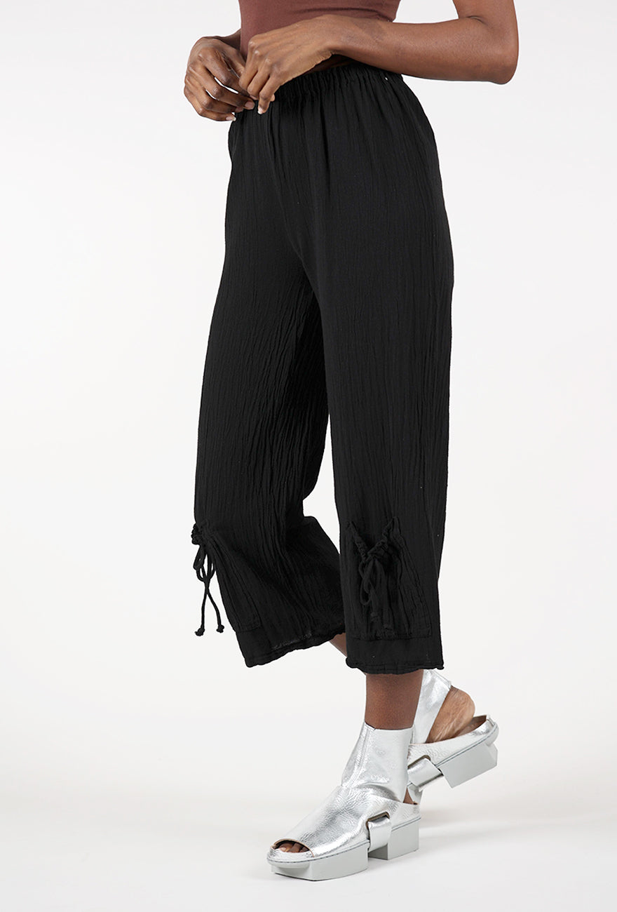 Oh My Gauze Sammy Pant, Black 