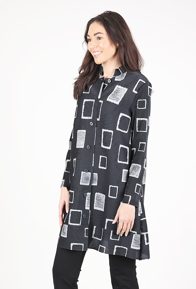 Olivia Parisian Pleats Chateau Jacket, Black 