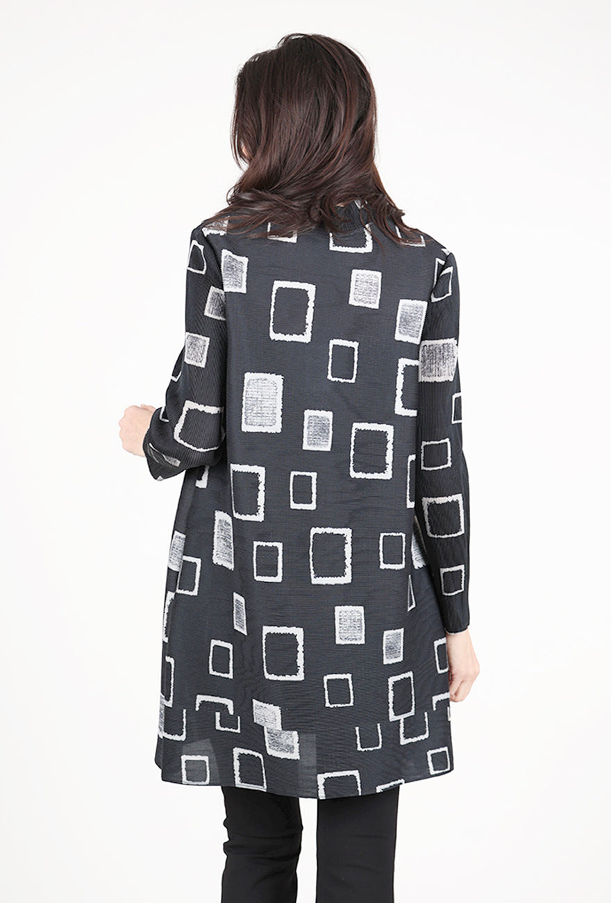 Olivia Parisian Pleats Chateau Jacket, Black 