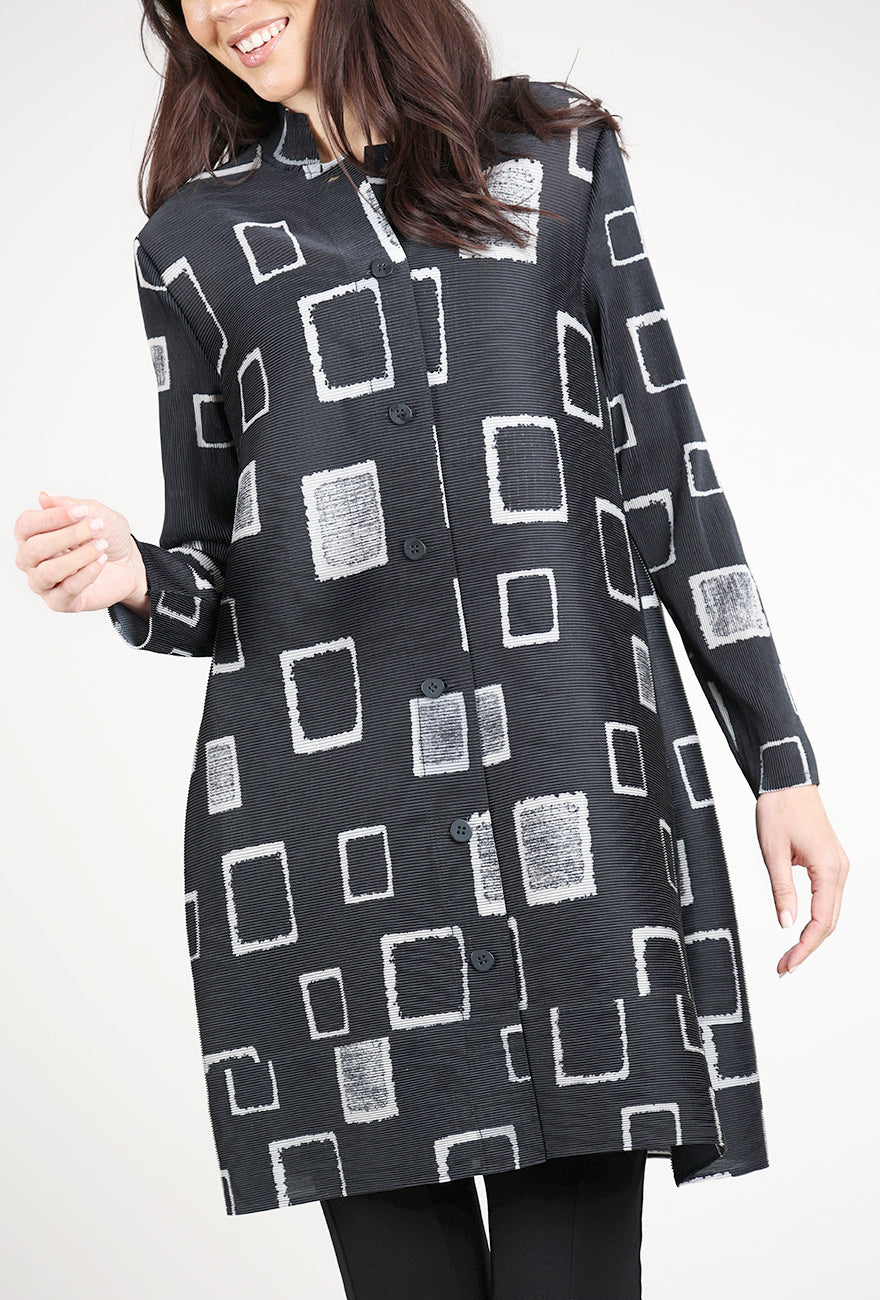 Olivia Parisian Pleats Chateau Jacket, Black 