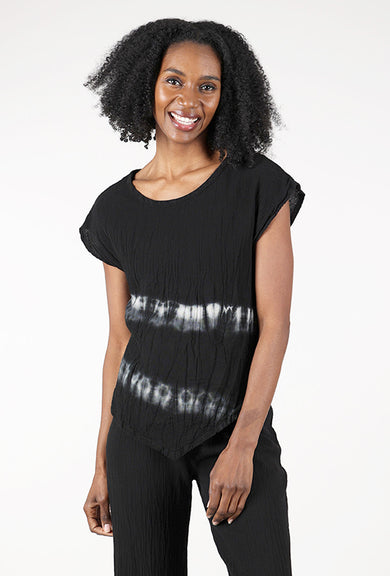 Oh My Gauze Grace Top, Wave Black 