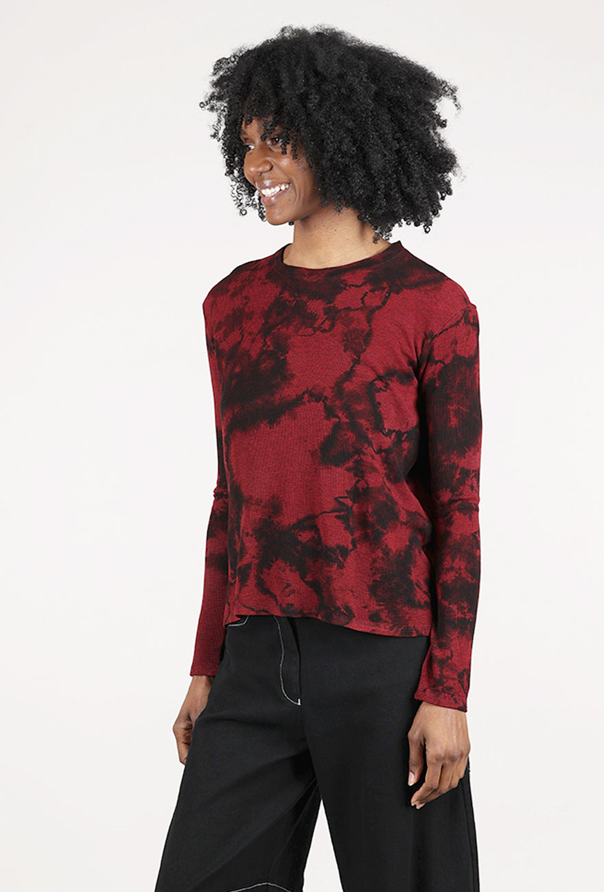 Heyne Bogut HB Thermal Crop Top, Red 