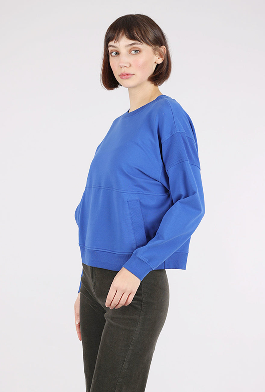 Mododoc Boxy Oversized Sweatshirt, Cobalt 